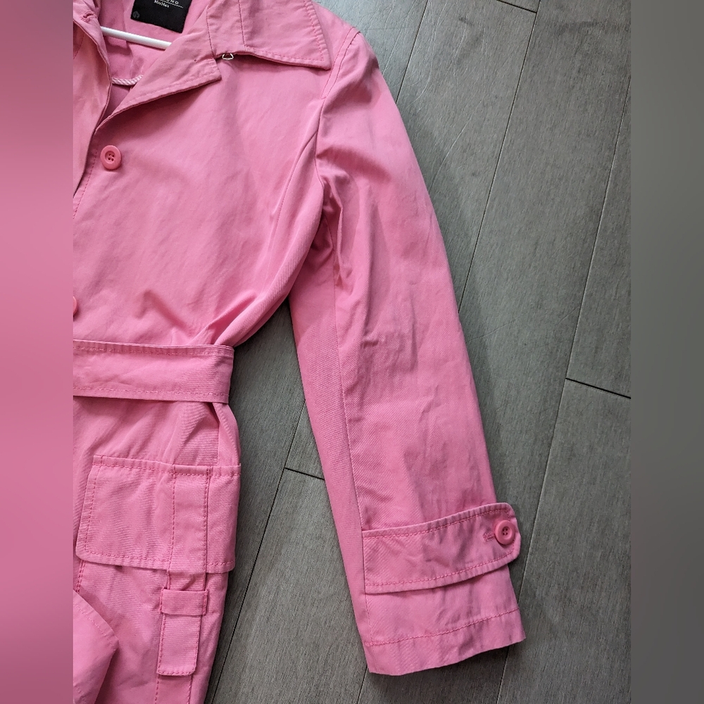 Weekend Max Mara pink trench coat jacket size 6 - Picture 4 of 14